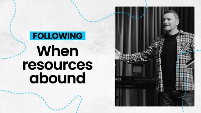 Following: When resources abound